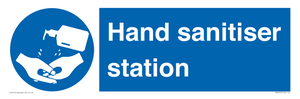Hand sanitiser station